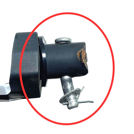 Pedaleira Traseira Direita Honda CB 500 X 2022 Origi AVARIA 