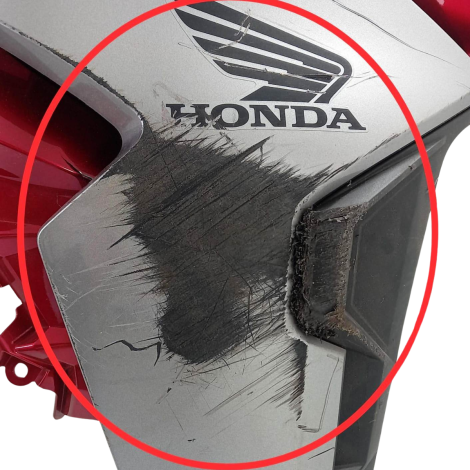 Aba Tanque Direita Honda Cb 500 X Ano 2022 Original AVARIA