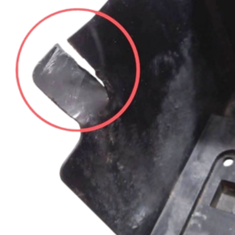 Caixa Protetora Bateria Yzf R1 Ano 2008 Original Avaria