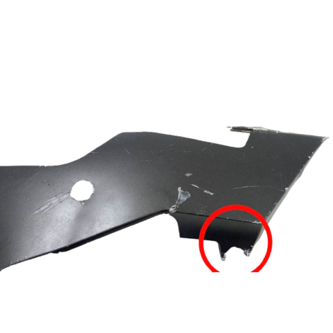 Carenagem Lateral Inferior Drt Yamaha YZF R1 2004 Ori Avaria