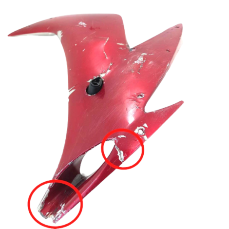 Carenagem Lateral Direita Yamaha YZF R1 2004 Original Avaria