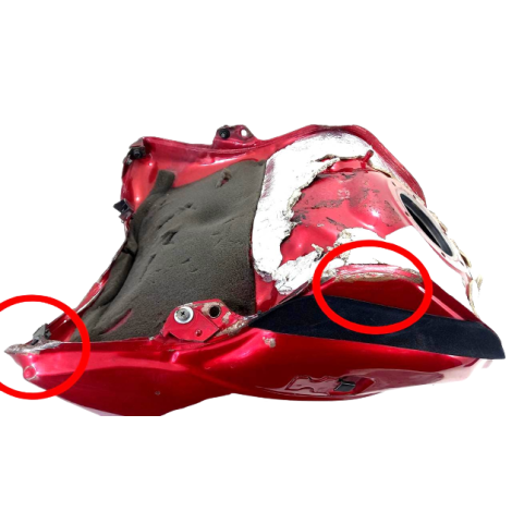 Tanque Combustível Yamaha YZF R1 Ano 2004 Original Avaria   