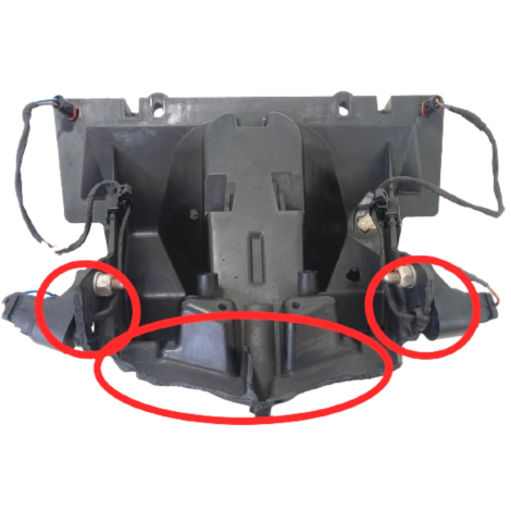 Suporte Placa Bmw Modelo K1300 S 2009 Original Avaria   