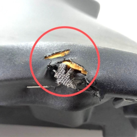 Banco Dianteiro Piloto Honda Cb1000 2012 Original Com Avaria