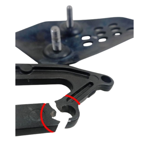 Bacalhau Dianteiro Drto Yamaha MT07 ABS 2021 Original AVARIA