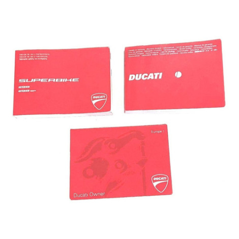 Manual Do Proprietário Ducati 1198 Original Ano 2009 Á 2011