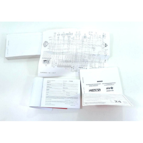 Manual Do Proprietário Ducati 1198 Original Ano 2009 Á 2011