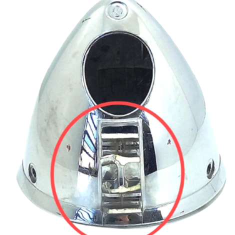 Acabamento Farol Honda Shadow 750 Ano 2010 Original AVARIA