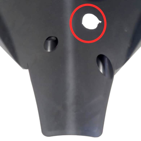 Paralama B Inferior Bmw R1250 GS Ano 2022 Original AVARIA