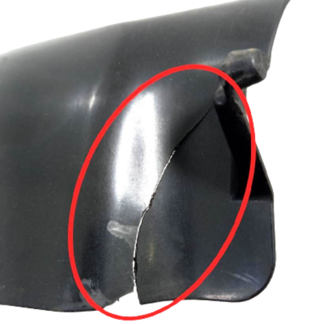 Acabamento Radiador Suzuki Srad 750 Ano 2006 Original AVARIA