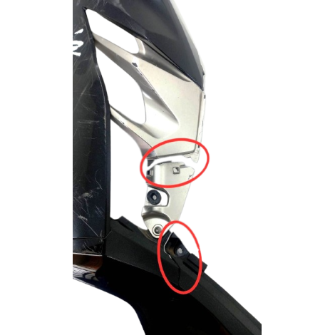 Carenagem Lateral Esq Kawasaki Ninja 400 Ano 2020 AVARIA 012