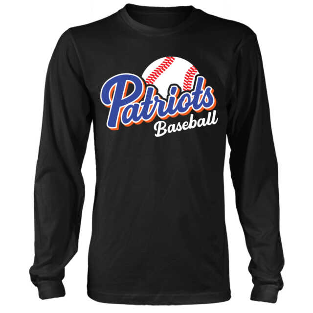 PATRIOTS BASEBALL LS TEE