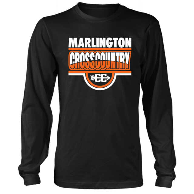 MARLINGTON CROSS COUNTRY BOLD LOGO L/S TEE