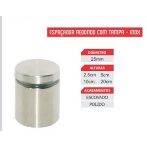 PROLONGADOR REDONDO 2,5X25 POLIDO