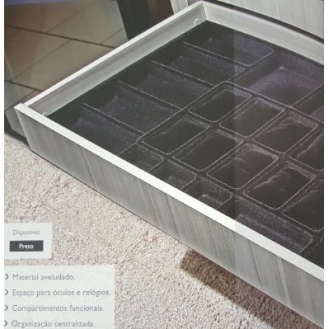 ORGANIZADOR JOIAS ELA PLUS PRETO 450X600