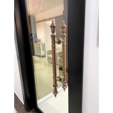 PUXADOR LANCA MAX DUPLO 827 COBRE RUSTICO 600MM
