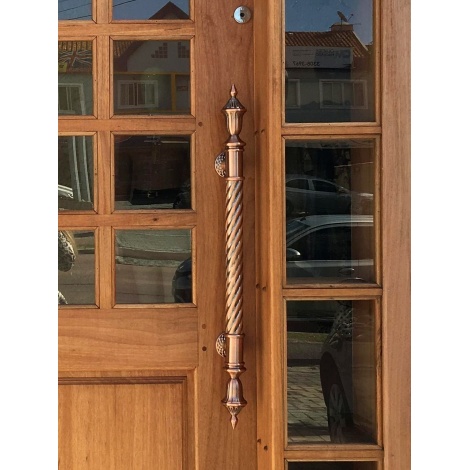 PUXADOR LANCA MAX DUPLO 827 COBRE RUSTICO 600MM