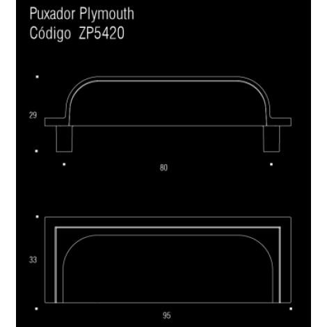 PUX PLYMOUTH CROMADO