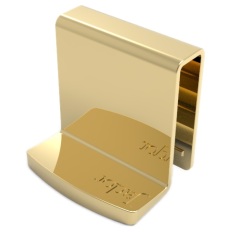 PUX  ABRACADEIRA PARA VIDRO 4-6-8MM GOLD 35X35MM