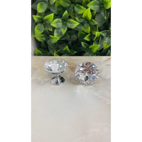 PUX DIAMANTE  30MM CROMO