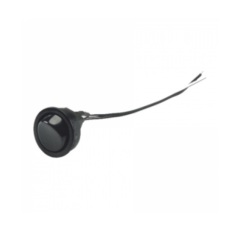 INTERRUPTOR BOTAO 3 PINOS PRETO C/160MM DE FIO