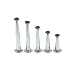PE P/MOVEIS CONICO 25 150MM CROMADO