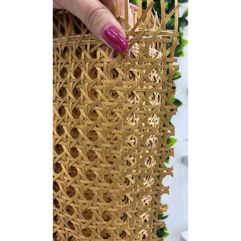 RATTAN NATURAL 100% ALGODÃO TRAMA SEX. 80CM BRONZE