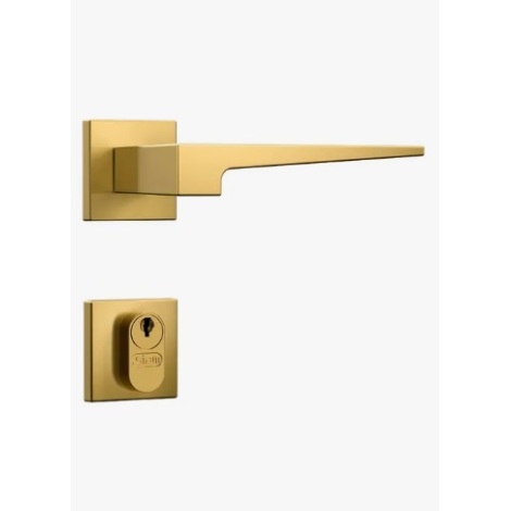 FECHADURA EXTERNA CLASSIC QUADRADA 3200 EXT GOLD