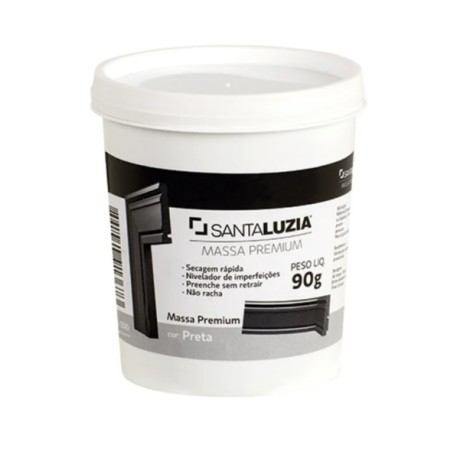 MASSA P/ ACABAMENTO COR PRETA  90G