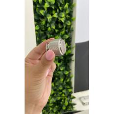 PUX PONTO ZIGRINATO IL 1580 25X25 ACO ESCOVADO