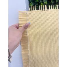 RATTAN NATURAL PAPEL FIBRA FINA CREME 60CM