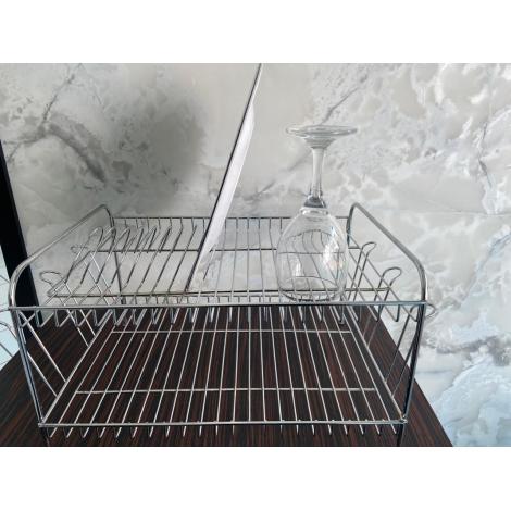 ESCORREDOR DE PRATOS DUPLO C/ ESCORREDOR DE COPOS