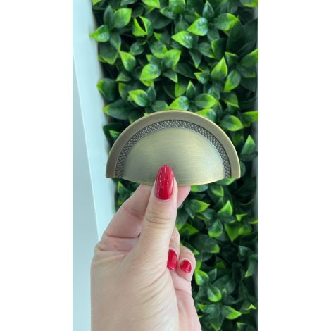 PUX SHELL 64MM OTTONE VECCHIO