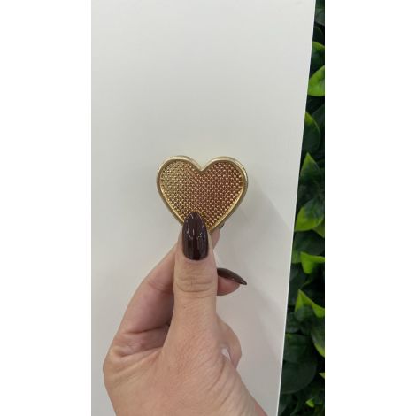 PUX CORACAO GOLD ESCOVADO