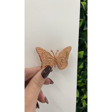 PUX BORBOLETA RED GOLD
