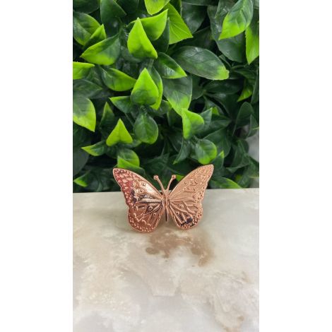 PUX BORBOLETA RED GOLD