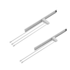PORTA TOALHA DUPLO BRANCO