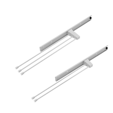 PORTA TOALHA DUPLO BRANCO