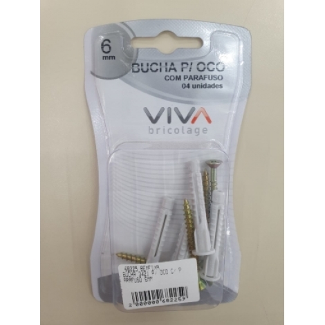 BUCHA P/ OCO C/ PARAFUSO 6MM
