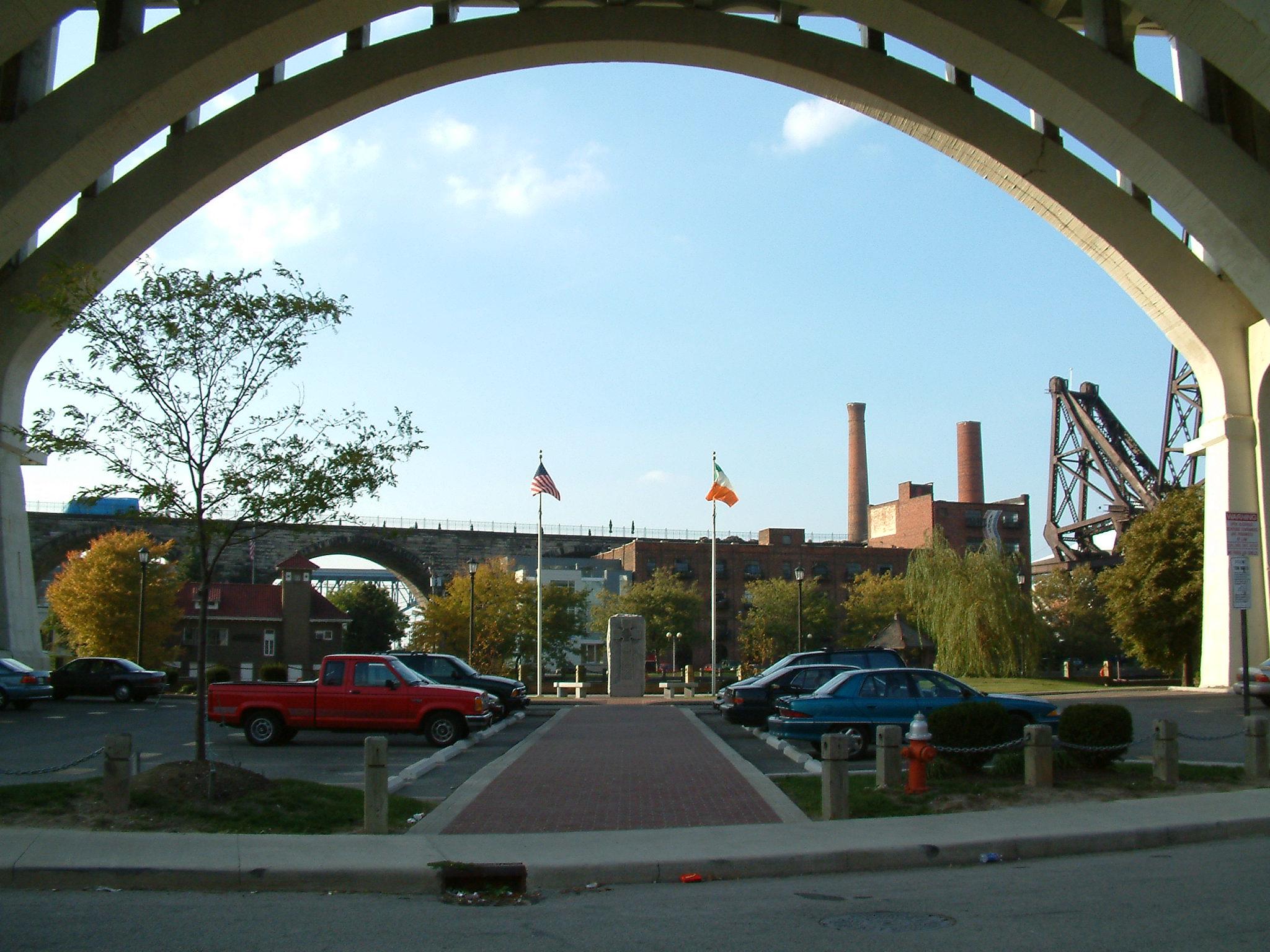 Under the Detroit Superior Bridge