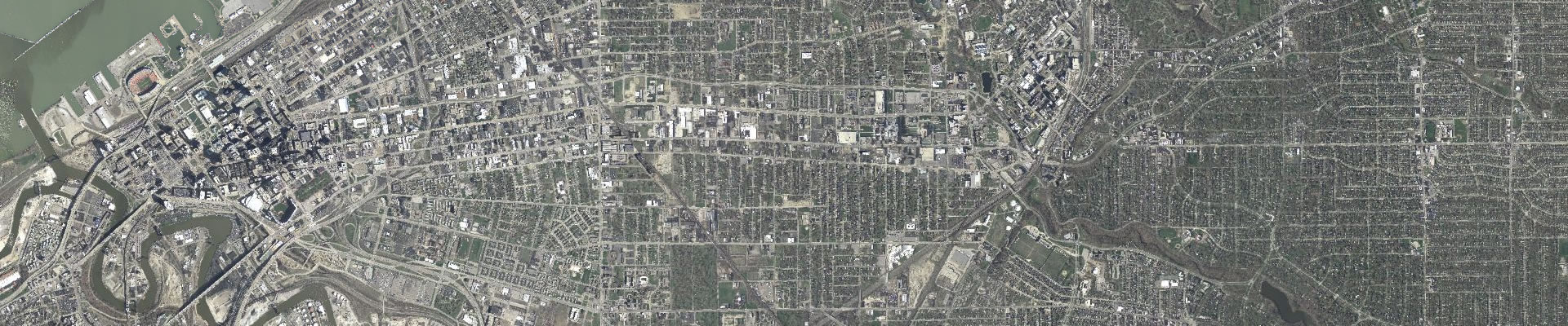 aerial photo of Cuyahoga County