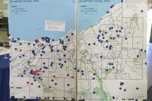 Photo of EarthFest mapping exercise