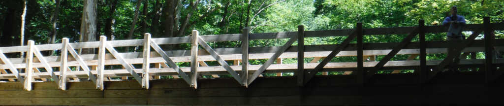 Pedestrian bridge in Parma Heights