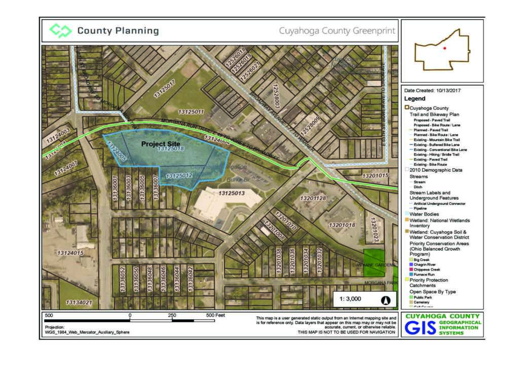 map of Morgana Bluff area