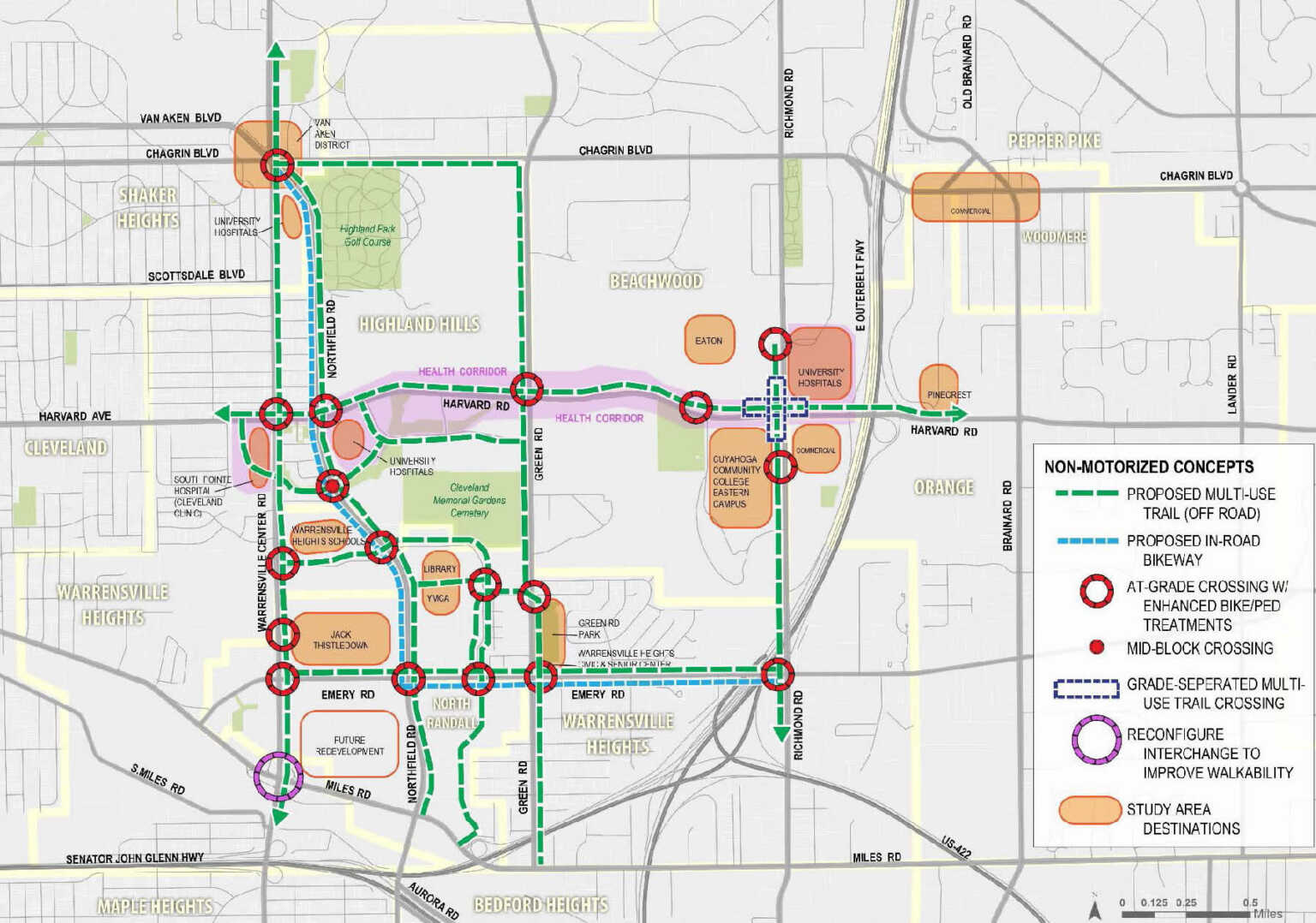 Northfield-Warrensville Multimodal Connectivity Plan: Recommendations for Non-Motorized Improvements