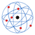 Rutherford atom diagram
