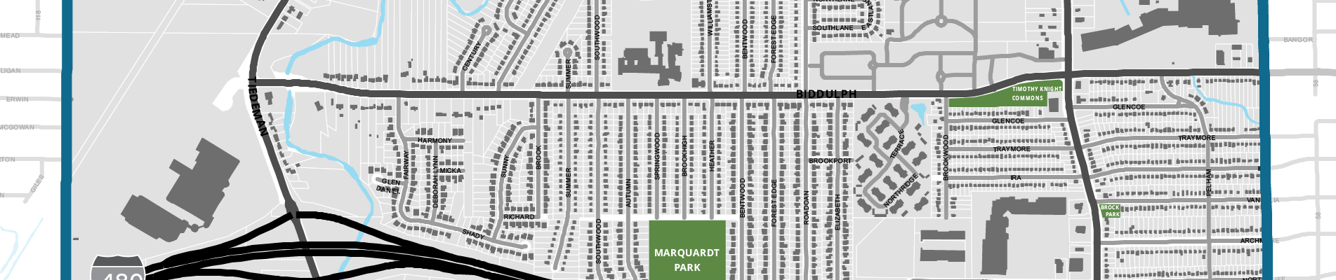 partial map of Brooklyn