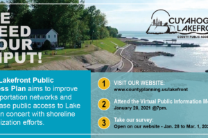Lakefront Public Access meeting flyer