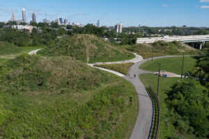 Towpath Trail Stage 3 drone photo