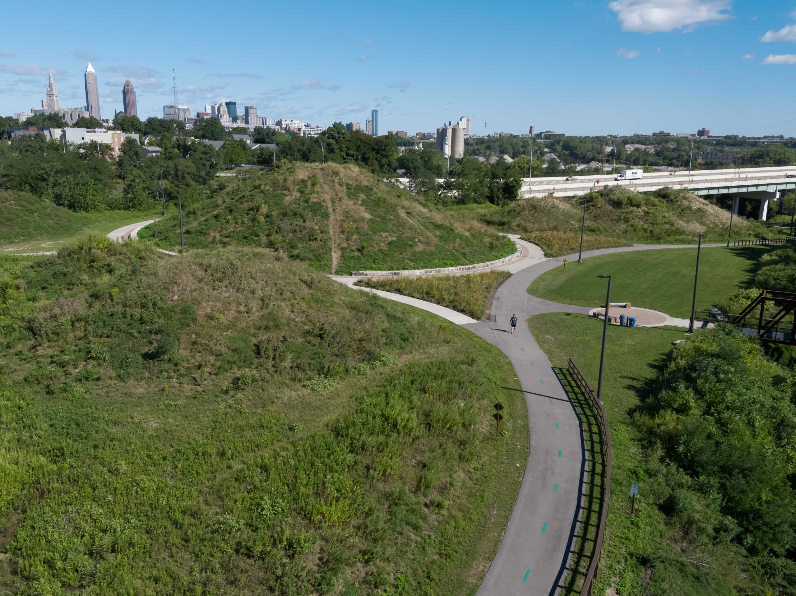 Towpath Trail Stage 3 drone photo